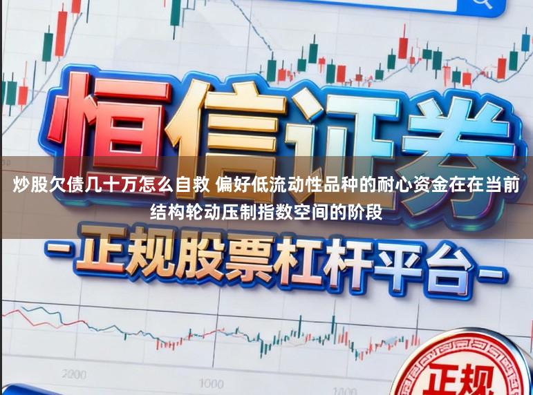 炒股欠债几十万怎么自救 偏好低流动性品种的耐心资金在在当前结构轮动压制指数空间的阶段