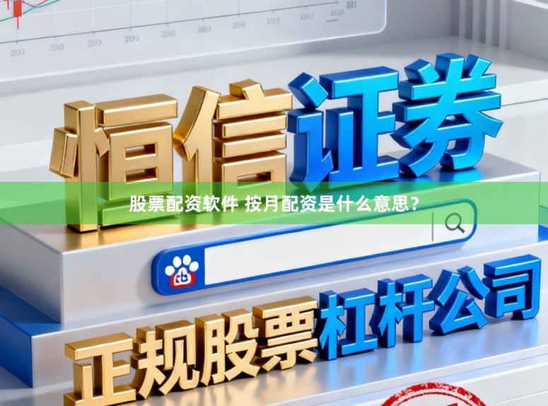 股票配资软件 按月配资是什么意思？