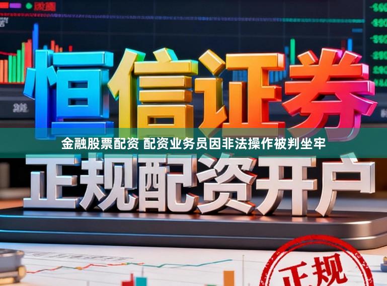 金融股票配资 配资业务员因非法操作被判坐牢